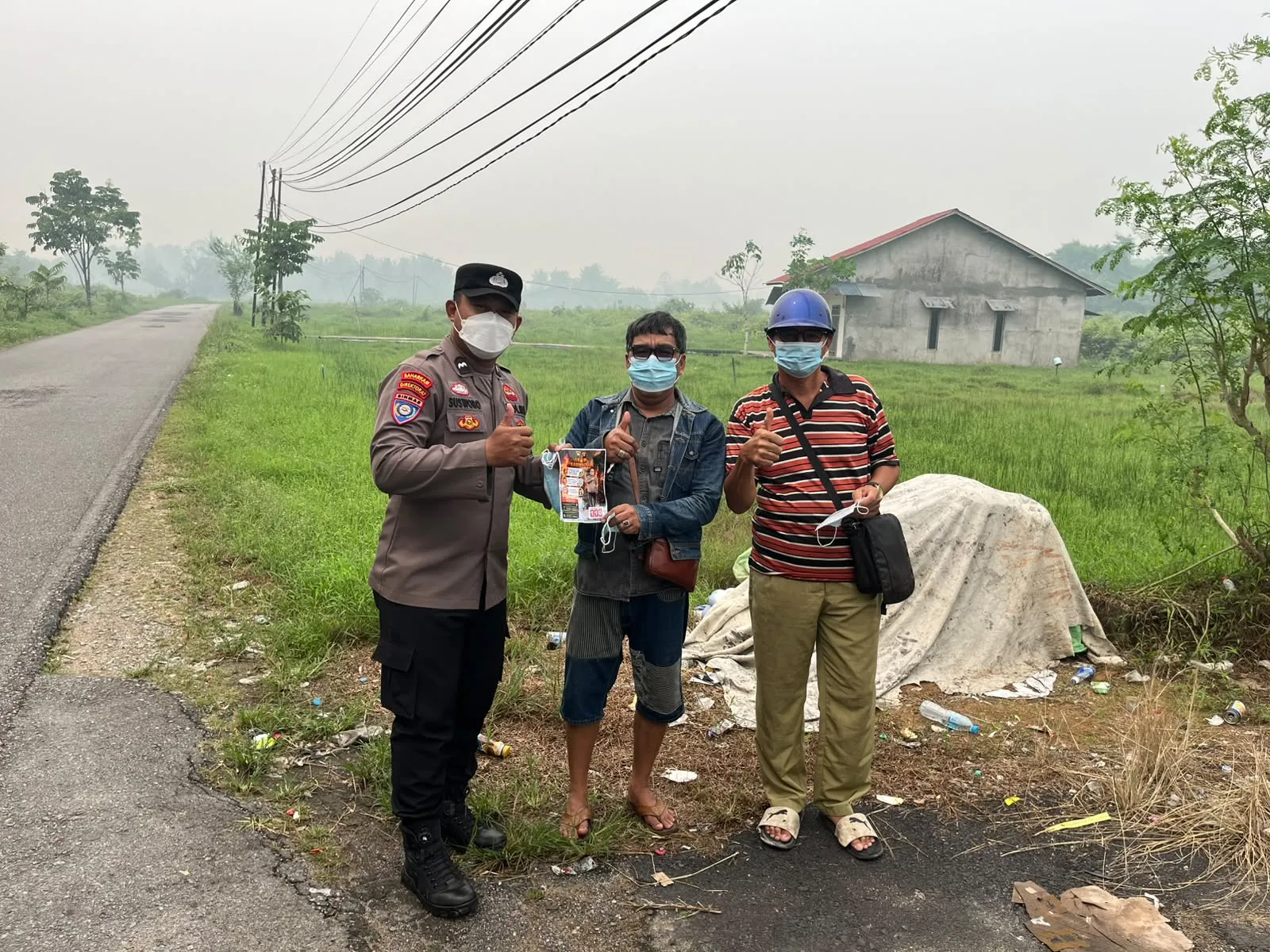 Perkuat Pencegahan Karhutla, Polda Kalbar Edukasi Masyarakat Bahaya Pembakaran Lahan