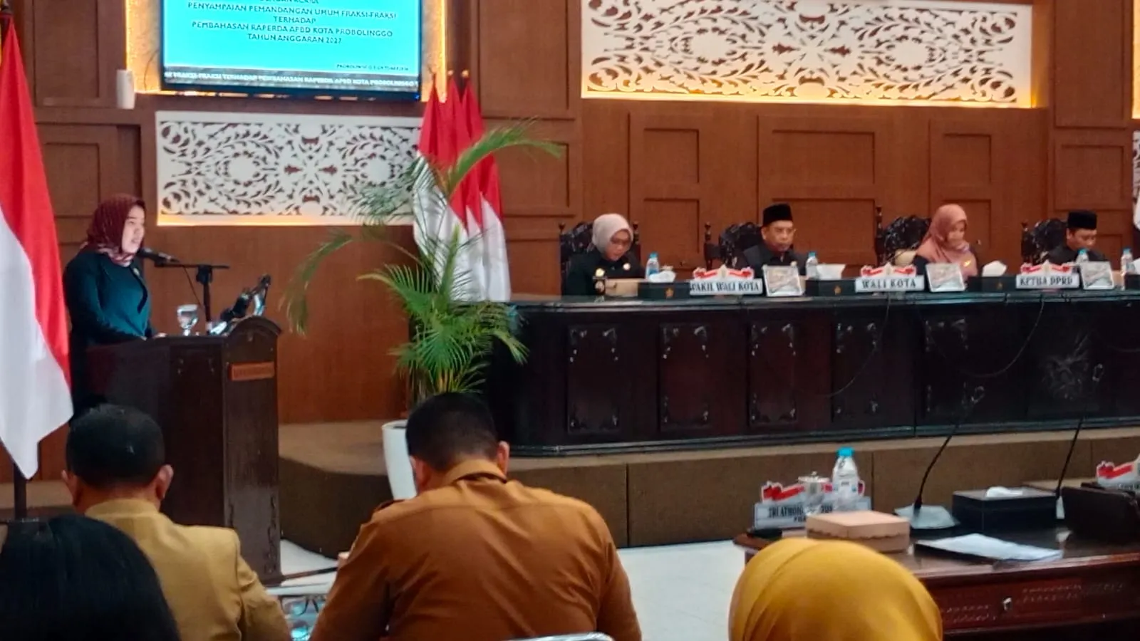 Rapat Paripurna DPRD Bersama Pemkot Probolinggo Bahas APBD 2027