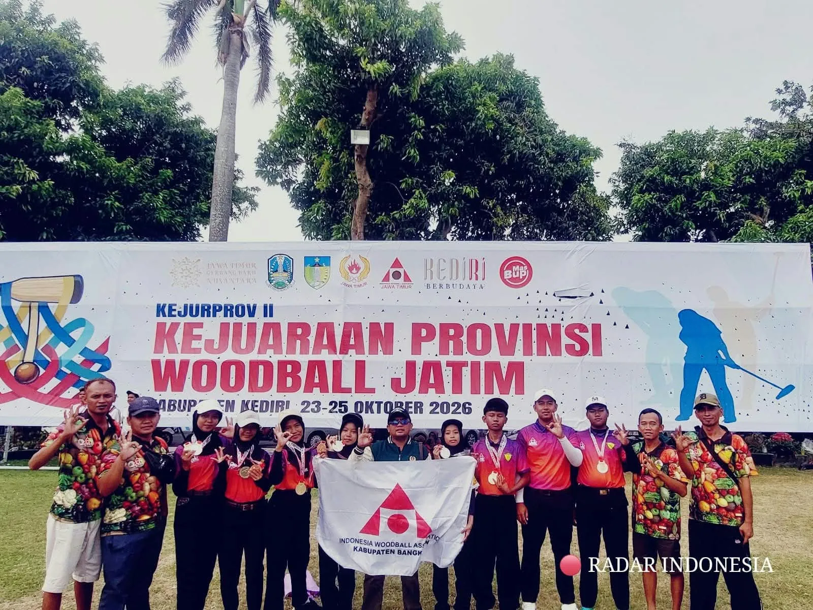 Lampaui Target, Woodball Bangkalan Boyong 6 Medali di Kejurprov Jatim 2026