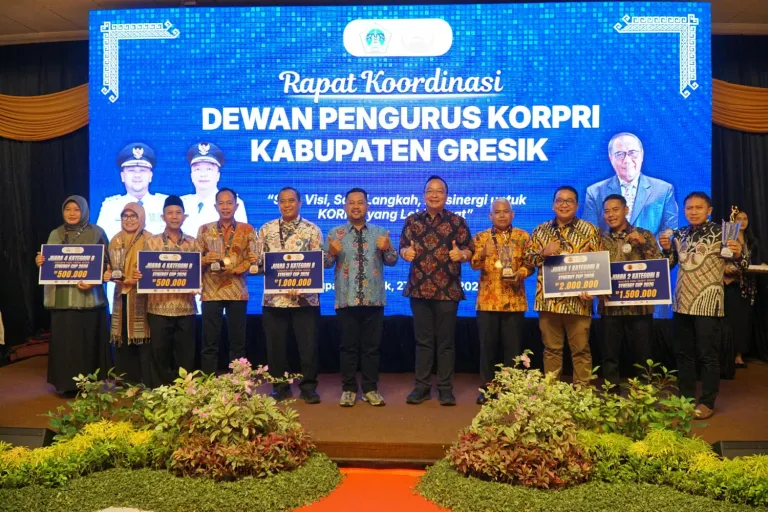 Gelar Rakor dan Pisah Kenang Ketua DP Korpri, Bupati Yani Beri Apresiasi Tinggi untuk Pengabdian Sekda