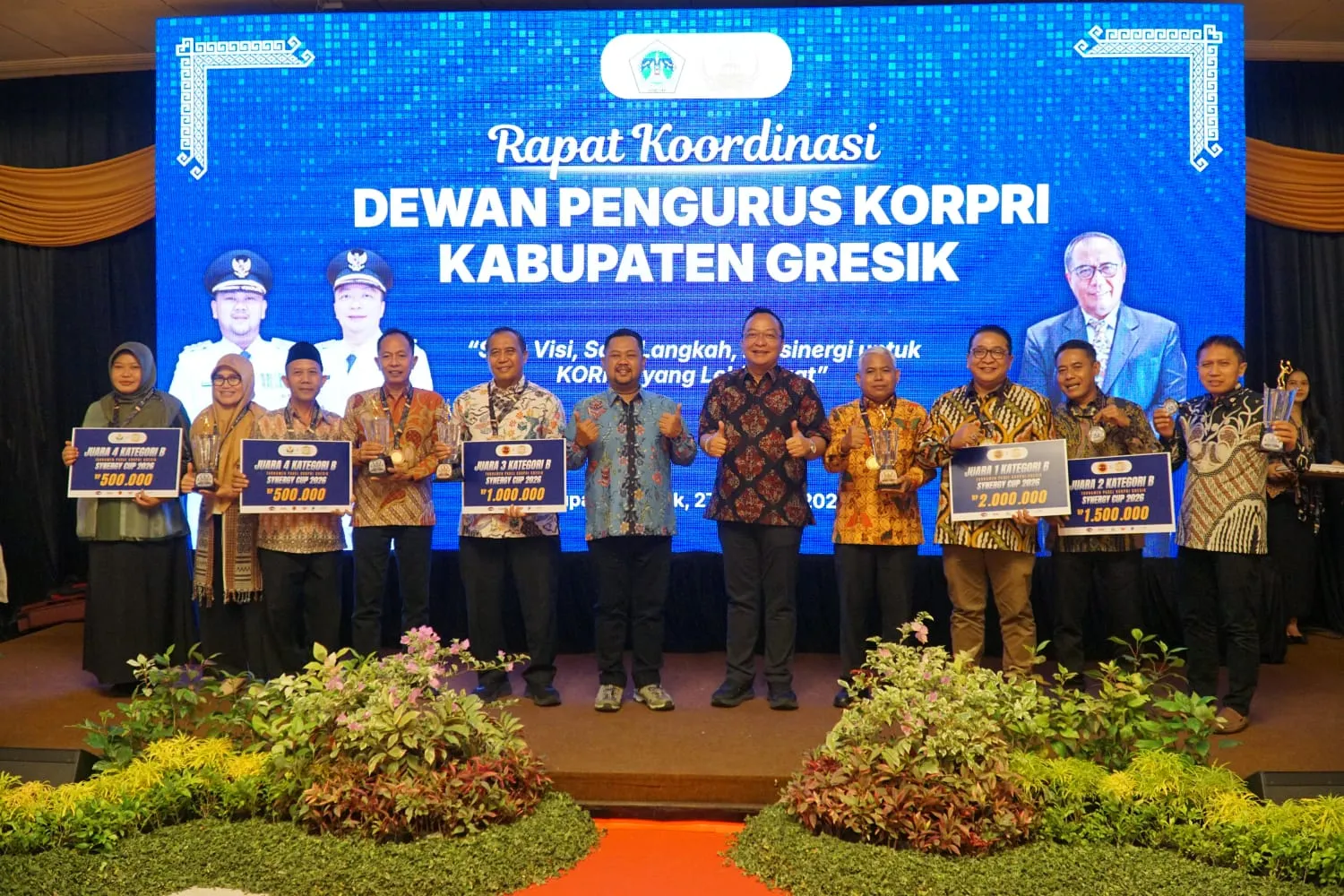 Gelar Rakor dan Pisah Kenang Ketua DP Korpri, Bupati Yani Beri Apresiasi Tinggi untuk Pengabdian Sekda