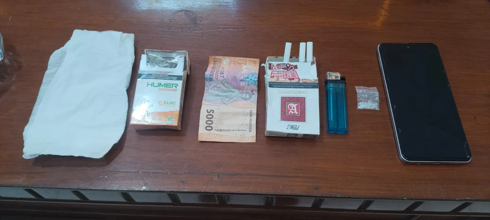 Polsek Nonggunong Ungkap Kasus Narkotika Jenis Sabu, Seorang Pria Diamankan