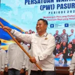 Muhammad Hidayat Resmi dilantik menjadi ketua PWI Pasuruan Raya.