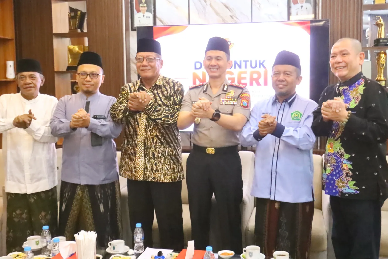 Doa Kebangsaan untuk Negeri, Kapolres Probolinggo Kota Ajak Perkuat Persatuan dan Sinergi Lintas Agama