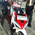 Patroli Blue Light Satlantas Polresta Pontianak Cegah Balap Liar
