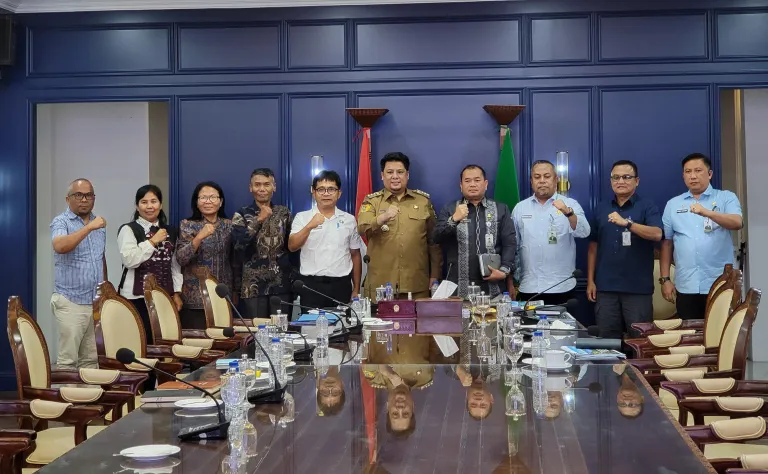 Bupati Samosir Paparkan Potensi Desa Sabulan Kecamatan Sitiotio Untuk Penilaian Kampung Kreatif Sumut Berkah 2026