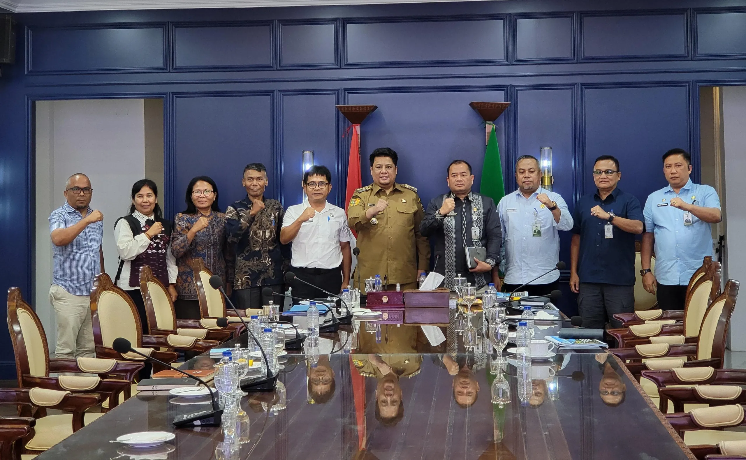Bupati Samosir Paparkan Potensi Desa Sabulan Kecamatan Sitiotio Untuk Penilaian Kampung Kreatif Sumut Berkah 2026