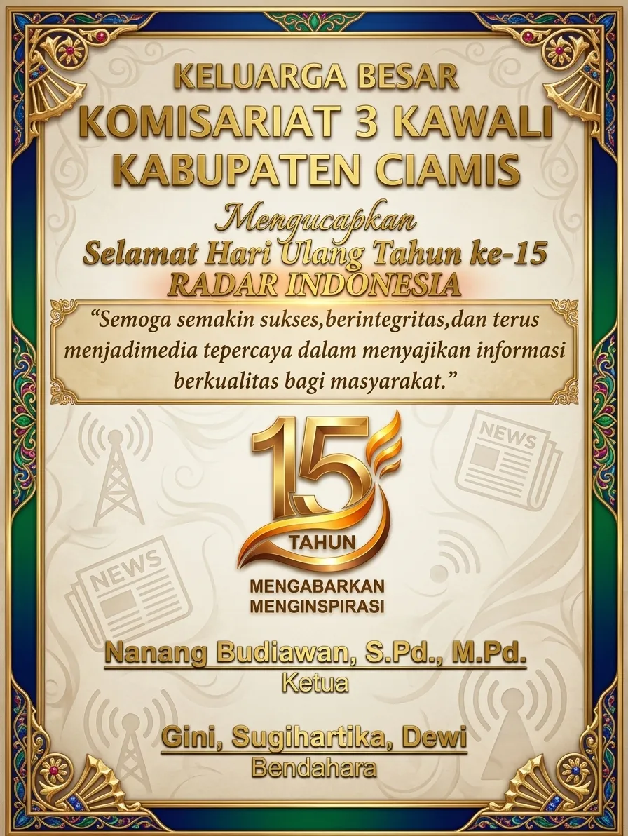 Selamat Ulang Tahun Radar Indonesia