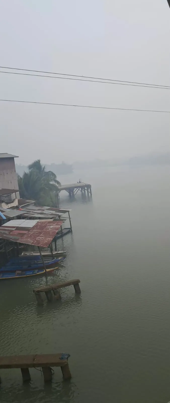 Kabut Asap Masih Menyelimuti Kota Ketapang