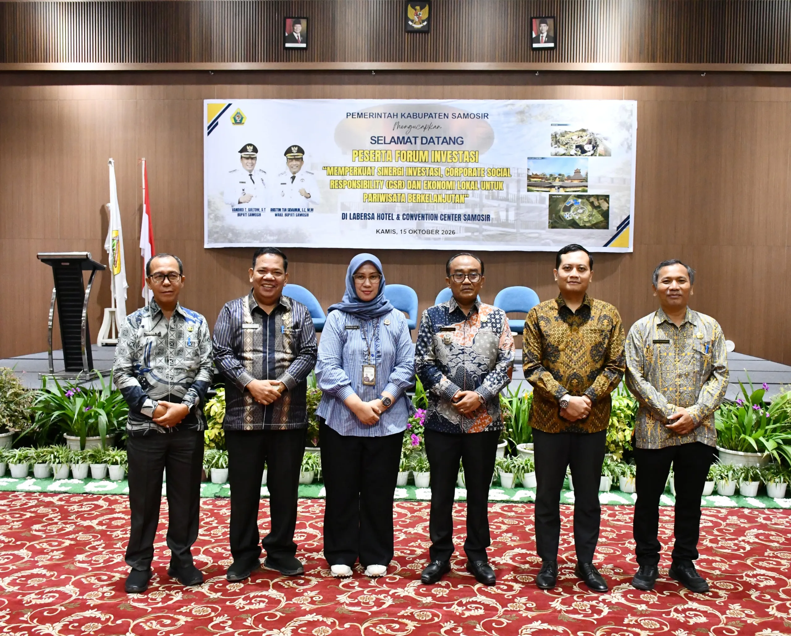 Pemkab Samosir Perkuat Sinergi Investasi, CSR Dan Ekonomi Lokal