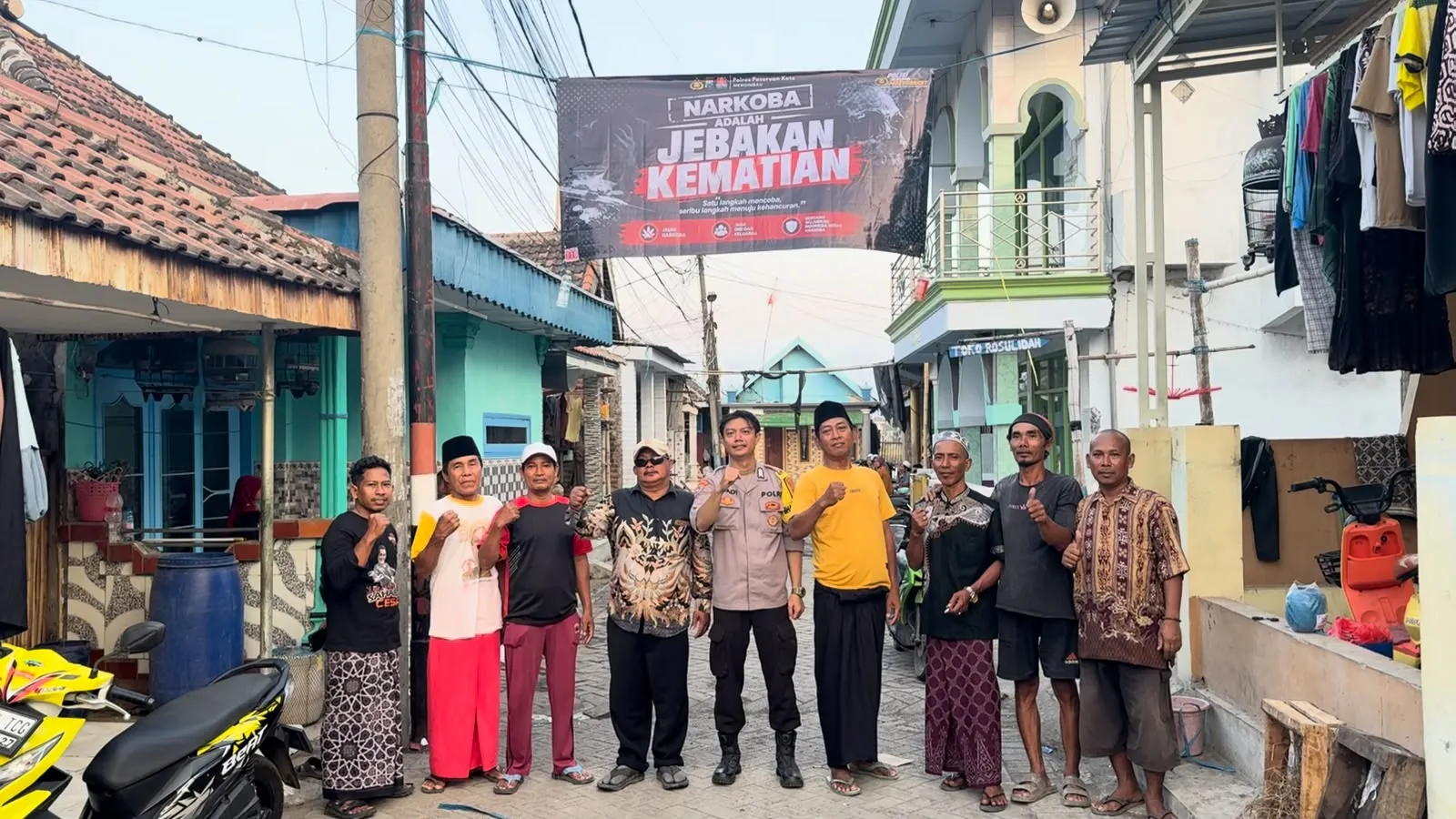 Perkuat Pencegahan Narkoba, Polres Pasuruan Kota Gandeng Pemerintah Desa dan Masyarakat