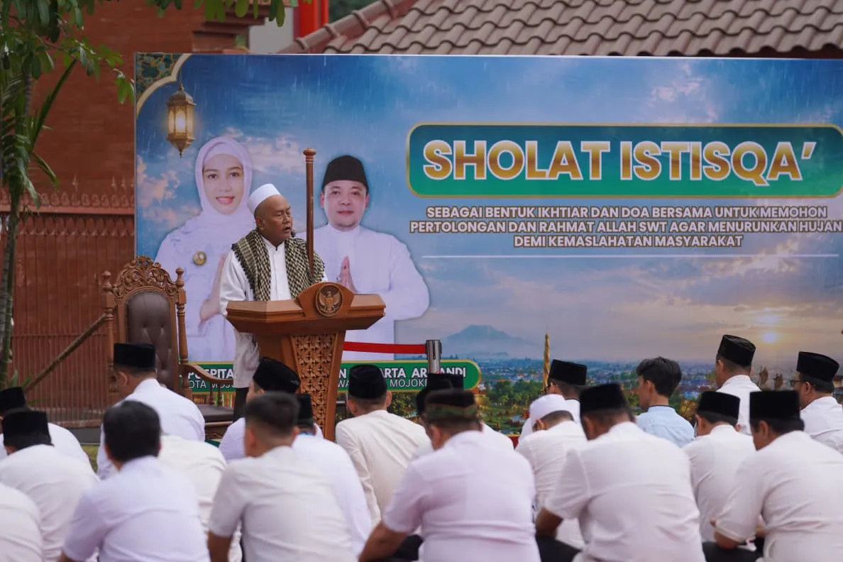 Di Tengah Kemarau Panjang, Salat Istisqa di Kota Mojokerto Jadi Ikhtiar Memohon Hujan dan Keberkahan