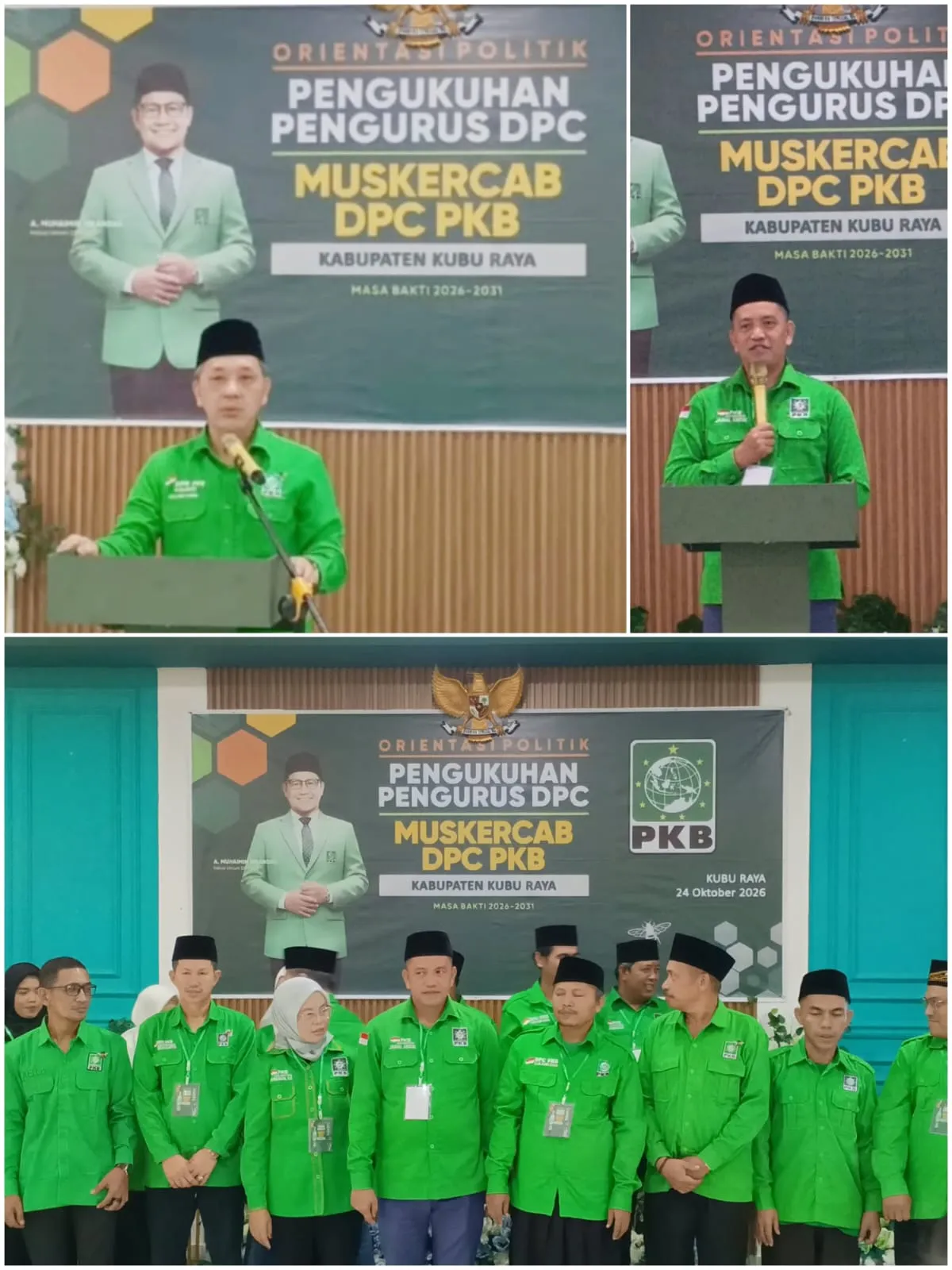 Pengukuhan Pengurus DPC PKB Kabupaten Kubu Raya 9 Kecamatan