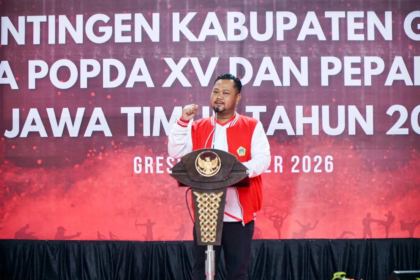 Bupati Gresik Lepas 187 Atlet dan Ofisial Kontingen POPDA XV dan PEPARPEDA III Jatim 2026