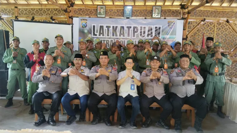 Satbinmas Polres Pasuruan Gelar Latkatpuan 2026, Tingkatkan Kesiapsiagaan dan Profesionalisme Linmas