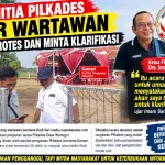 Panitia Pilkades Desa Wonogiri Diduga Usir Wartawan, FWP Protes dan Minta Klarifikasi