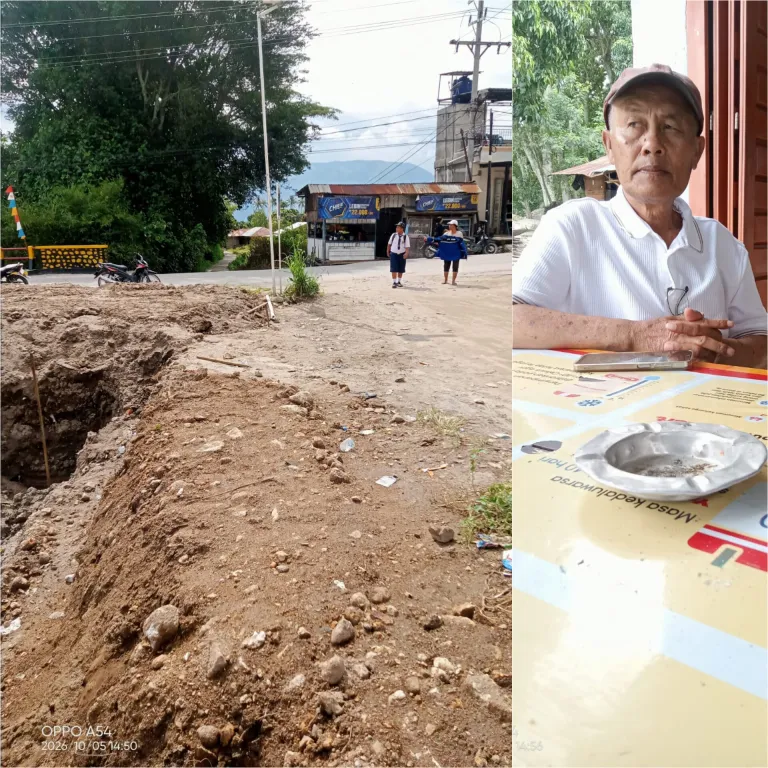 Sumbat Saluran Tali Air Pertanian, Kinerja Kades Sitolu Huta Disesalkan Tokoh Masyarakat