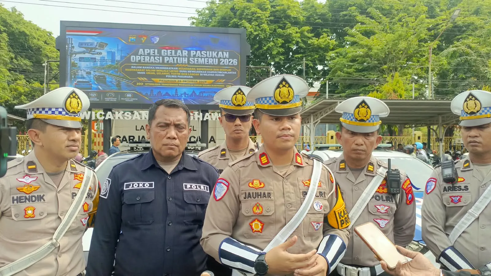 Operasi Patuh Semeru 2026 Berlangsung 14 Hari, Polres Pasuruan Pastikan Penindakan Tegas dan Humanis
