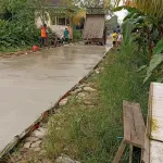 Warga RT 07/ RW 07 Komplek Korpri Mendapat Suntikan Pembangunan Rabat Beton
