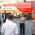 Kapolres Probolinggo Kota Sidak Sejumlah SPBU, Pastikan Antrean BBM Tak Ganggu Lalin